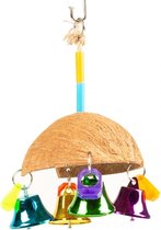 Kokosparaplu met belletjes - Speeltjes - Vogelspeelgoed - Benodigdheden