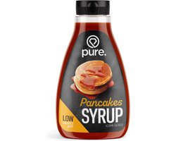 Pure. Low Carb Syrup - Pancake- 425ml - zero siroop - caloriearm & vetarm – heerlijk bij pannenkoeken