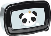 PASO - Lunchbox / Ontbijtbox Panda - 18,5x13x6 cm - Lichtblauw