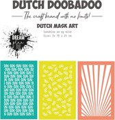 Dutch Doobadoo Stencils Dream Plan Do 3 St. 470.784.255 (07-23)