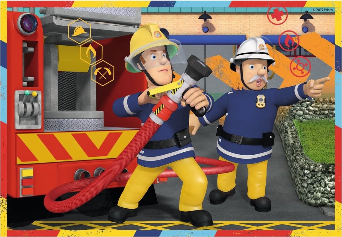 Ravensburger Brandweerman Sam aan het werk Vanaf 3+ - Puzzel - 2x12 stukjes — afbeelding 7
