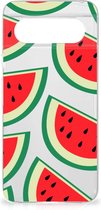 Telefoon Hoesje Google Pixel 8 Hoesje Bumper Doorzichtig Watermelons