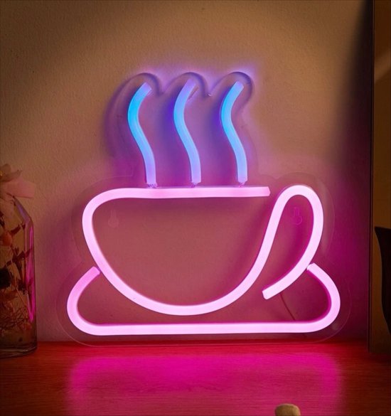 Lampe Néon Café