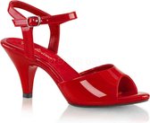 Fabulicious - BELLE-309 Sandaal met enkelband - US 13 - 44 Shoes - Rood
