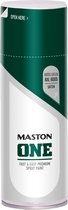 Maston ONE - Peinture en aérosol - Brillant soyeux - Vert mousse (RAL 6005) - 400 ml