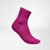 Bauerfeind Run Ultralight Mid Cut Socks, Women, Berry, 35-37 - 1 Paar