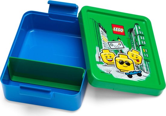 LEGO Iconic Bread Bin Boy - 17x13,5x6,9 cm - Bleu