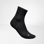 Bauerfeind Run Ultralight Mid Cut Socks, Women, Zwart, 41-43 - 1 Paar