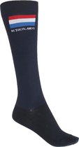 Mondoni Pays-Bas chaussettes hautes (paquet de 3) Bleu foncé taille : 42/46