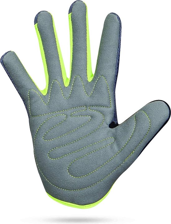 Nivia Cross Training Full Finger Gym Gloves (Grey/Green, Size - Extra large) | Material - Leather | Perfect for Weight Lifting | Training Gym Workout | Crossfit | Pull-ups | Strong Grip Gym Gloves - Nivia