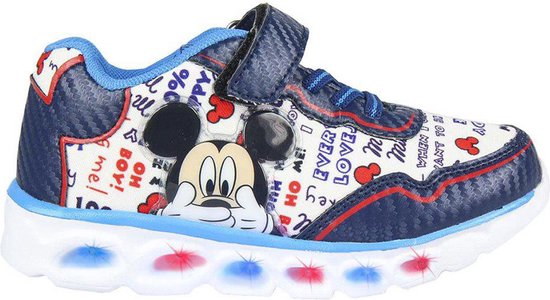 Baskets pour femmes Mickey Mouse - Led - Chaussures de sport - bleu - taille 25