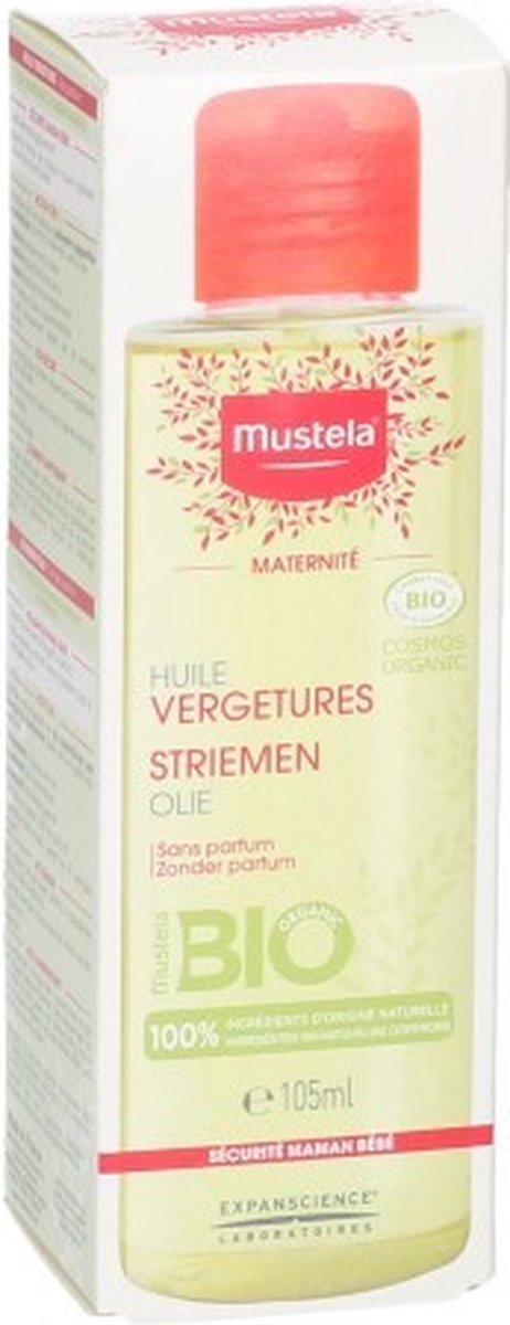 Anti-Stretchmark Olie Materniité Mustela (105 ml)