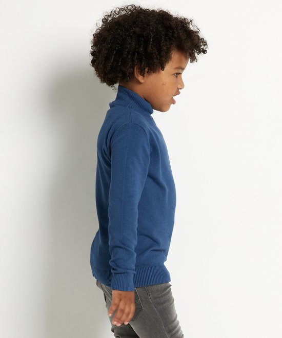 Pull torsadé col rond - Bleu - Kiabi - 12.00