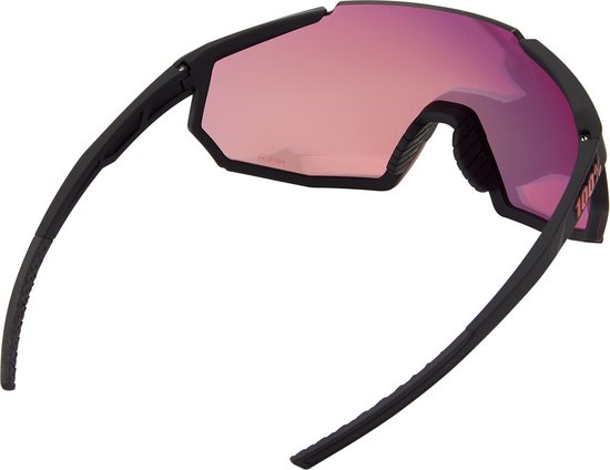 100% Racetrap 3.0 - Soft Tact Black - HiPER Red Multilayer Mirror