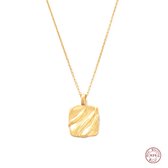 Borasi Gold Plated Ketting | 925 Zilver | Goud |Ketting | Elegant | Vrouwen Cadeau | Moederdag | Moederdag cadeau | Moederdag Cadeautje