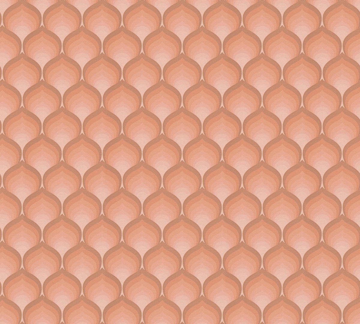 RETRO BEHANG | Grafisch - oranje rood roze - A.S. Création Retro Chic