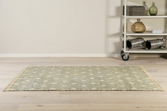 Green Looop - Laagpolig tapijt - Lyon - 50% scheerwol, 50% hennep - Dikte: 6mm