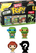 Funko Pop! 4-Pack: Nickelodeon Teenage Mutant Ninja Turtles - Leonardo, Michelangelo, April o'neil & Mystery