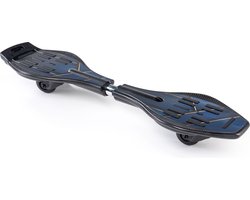 Crane - Waveboard 'Street', model 'Golf' - Stevige wielen met hoogwaardige ABEC-7 kogellagers met geïntegreerde LED - Max. 100kg - Blauw/Zwart