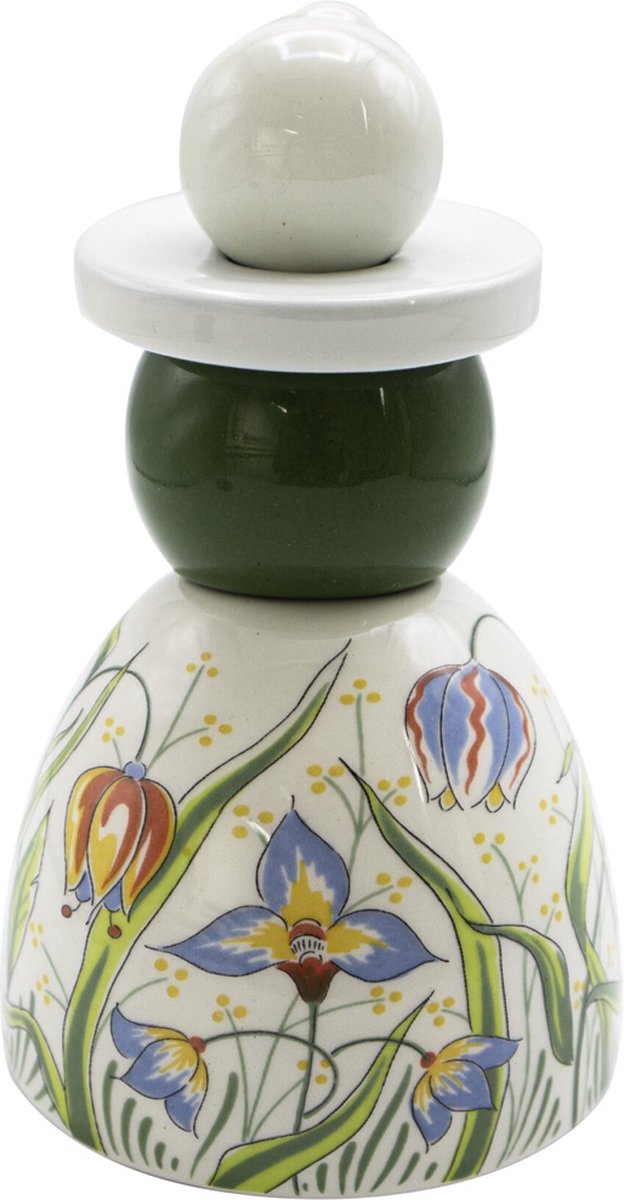 Royal Delft Proud Mary - Wild Flower Polychrome - figuur 17 cm - cadeau voor haar - luxe geschenkdoos - beeldjes