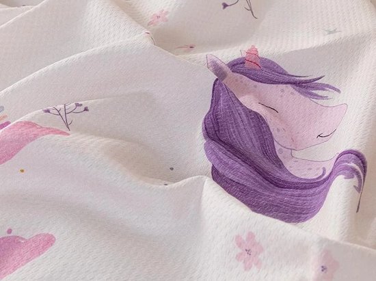 Couverture bébé English Home - Unicorn - 150x200 cm - Rose