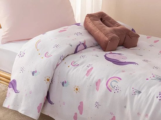 Couverture bébé English Home - Unicorn - 150x200 cm - Rose