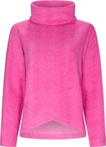 Donkerroze fleece trui Lexi - Roze - Maat - 42