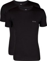 Hugo Boss - 2-pack Ronde Hals T-Shirts Zwart - XL