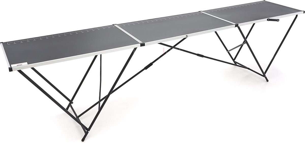 Tavolo per carta da parati pieghevole in alluminio HBM 300 x 60 x 77 cm - Tavolo Pieghevole - Carta Parati - Artigianali - Misurare Materiale