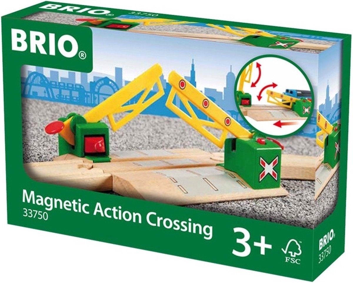 BRIO Magnetische spoorwegovergang - Trein speelgoed - 33750 — afbeelding 5