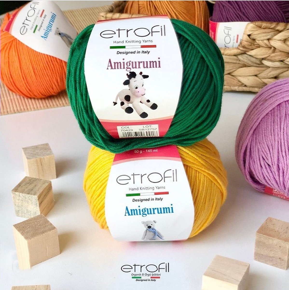 Etrofil Amigurumi Fils à coudre- Coton au crochet saumon clair