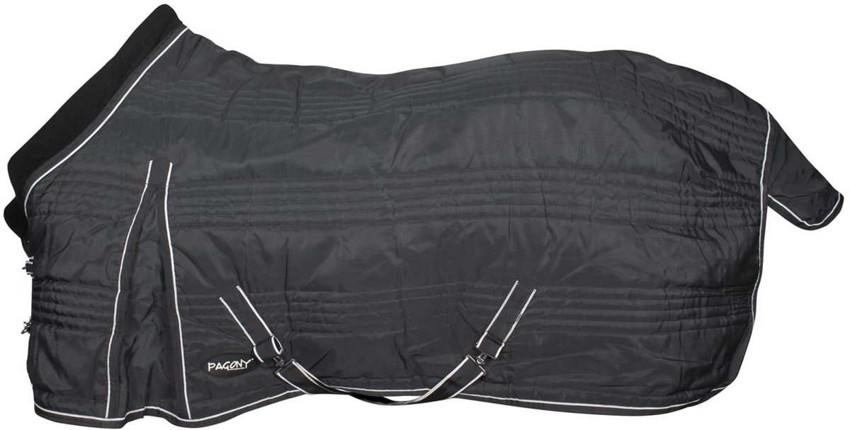 Pagony Nuovo 200 Staldeken - Paardendeken - Maat: 185 - Zwart - Polyamide