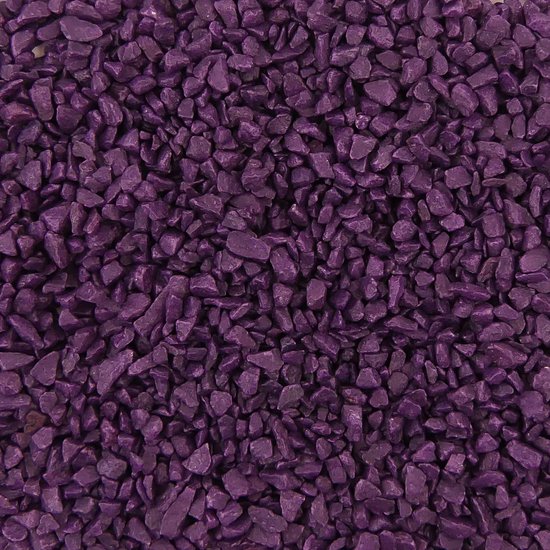 Paars aquariumgrind, 4-6mm.