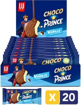 Choco Prince vanille duo - gevulde koeken met vanille - 57g x 20