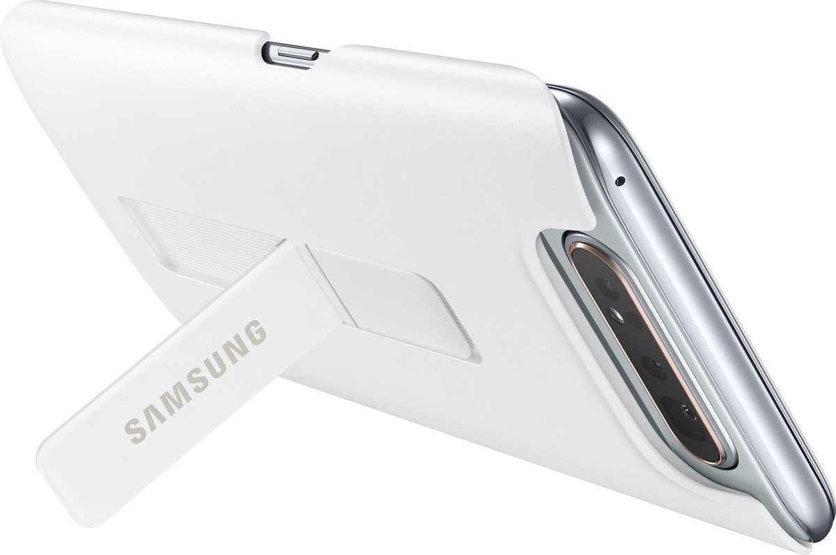 Samsung standing cover - white - for Samsung A805 Galaxy A80