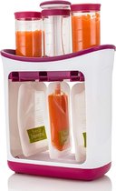 Squeeze Station, Baby Food Squeeze Station met 10 Squeeze Bags, Baby Food BPA Free Squeeze Maker voor Smoothie, Fruit Puree, Baby Pap, Yoghurt