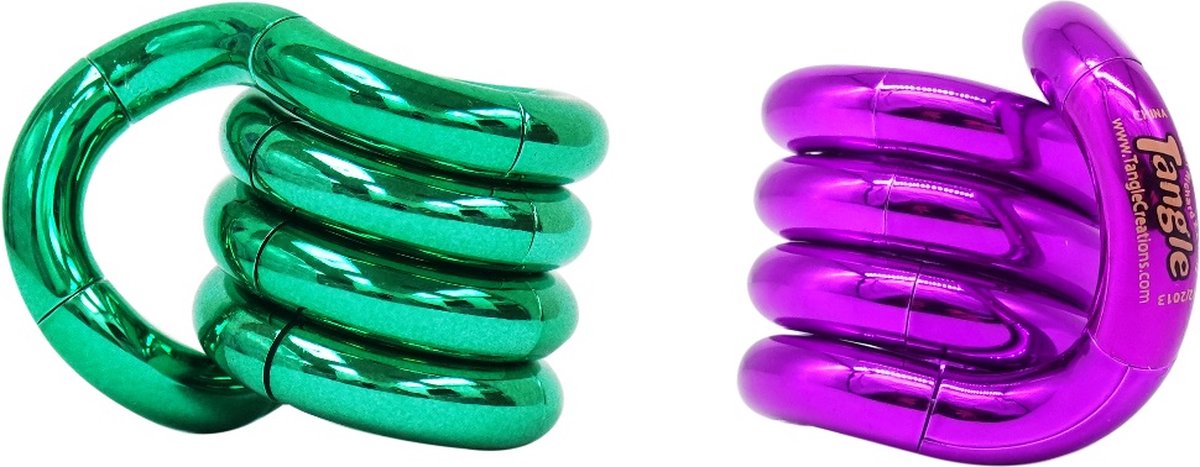 Tangle Toys - Metallic Junior 2-Pack - variant 1 - The Original Fidget