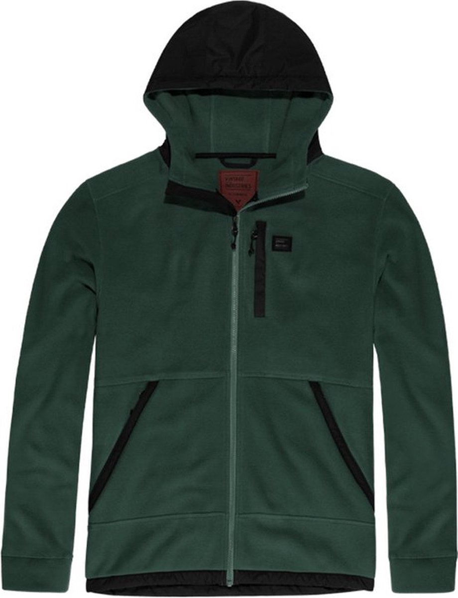 Vintage Industries Vitor Hollow Fibre Fir Fleece Jack Heren Groen