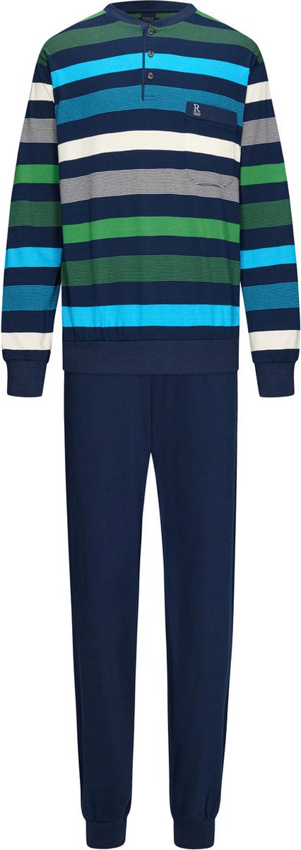 Katoenen herenpyjama Robson Arthur - Blauw - Maat - 60