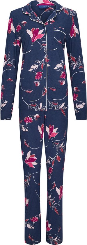 Pastunette Pyjama lange broek - 529 Blue - maat 40 (40) - Dames Volwassenen - Katoen/Modal/Tencel- 20232-100-6-529-40