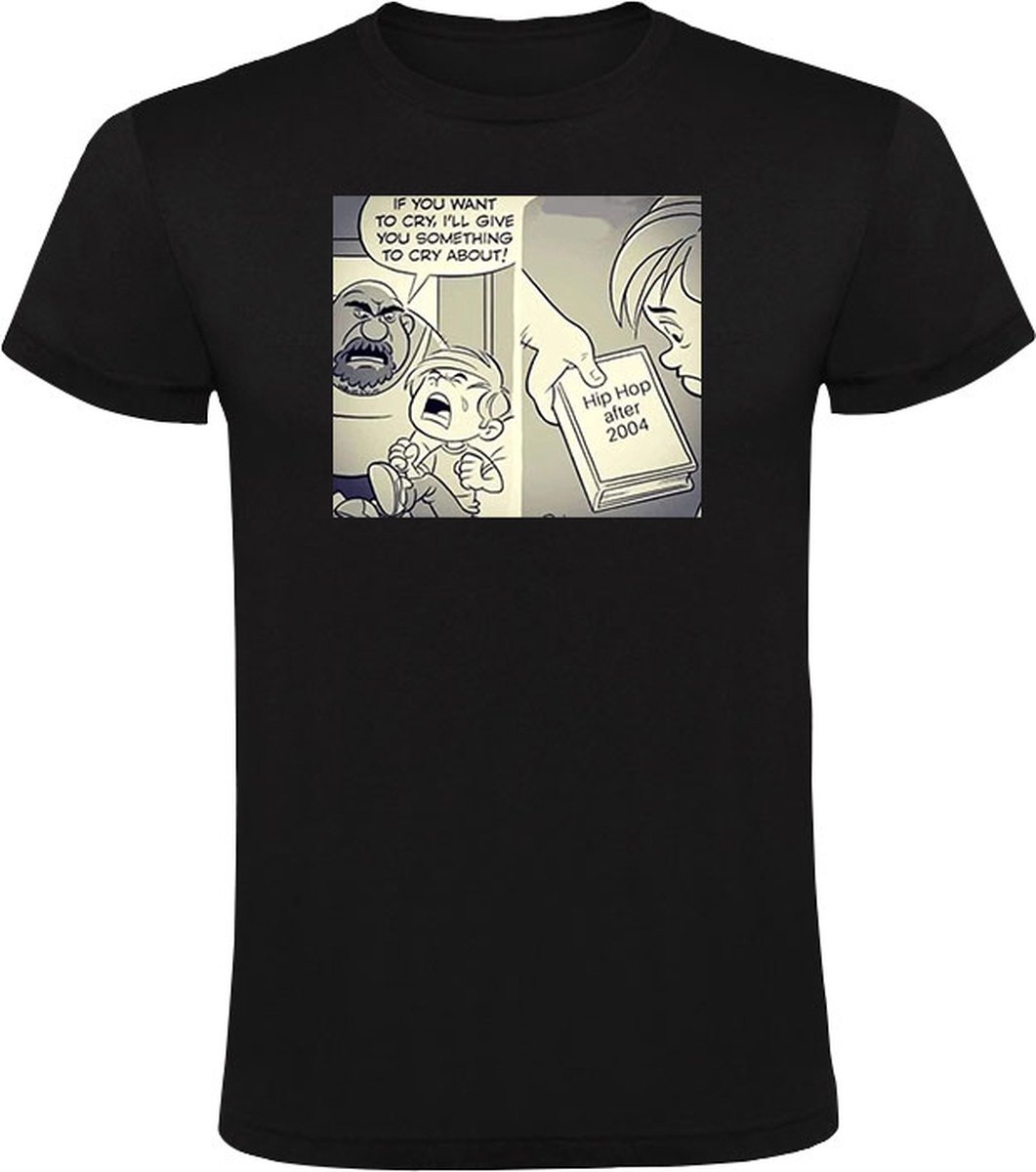 Hip hop na 2004 Heren T-shirt - muziek - rap - music - huilen - baby - humor - grappig