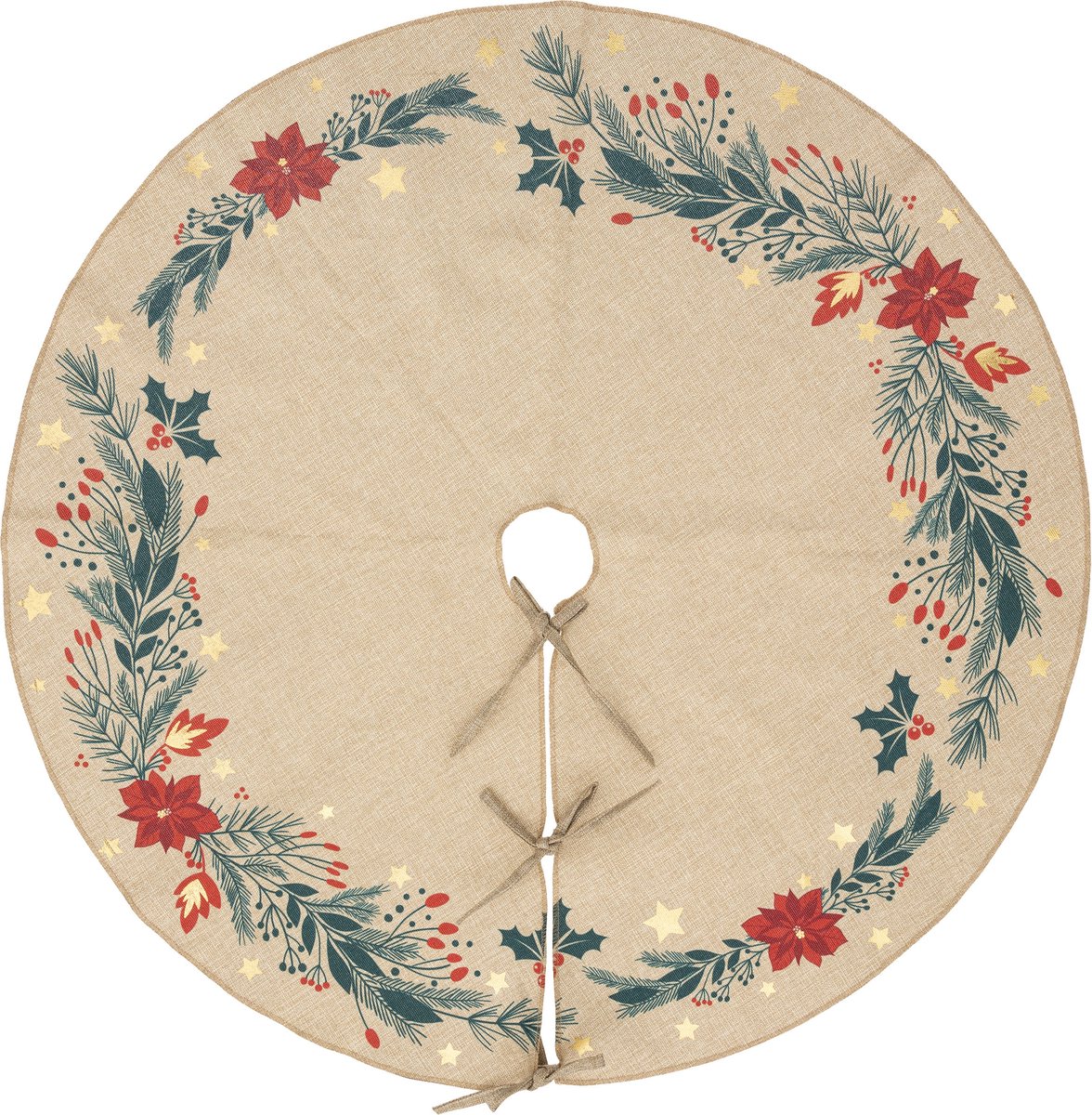 Feeric christmas kerstboomrok/kerstboom kleed - D90 cm - polyester