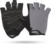 Nivia Python Sports Exercise and Fitness Gloves, (Black, Size - Large) | Material - Micro Leather | Weight Lifting Gloves | Exercise Gloves | Fingerless Grip Gloves | Fitness Gloves | Crossfit Gloves
