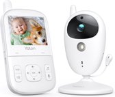 Luxe babyfoon met camera - baby monitor met app - temperatuursensor