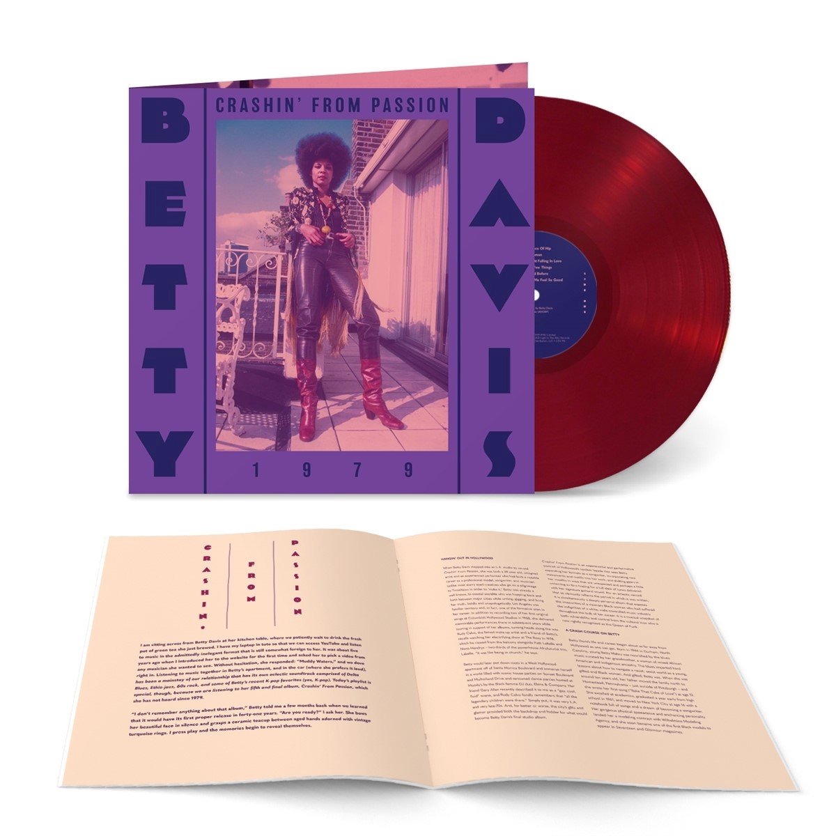 Betty Davis - Crashin' From Passion (LP) (Coloured Vinyl) (Remastered)