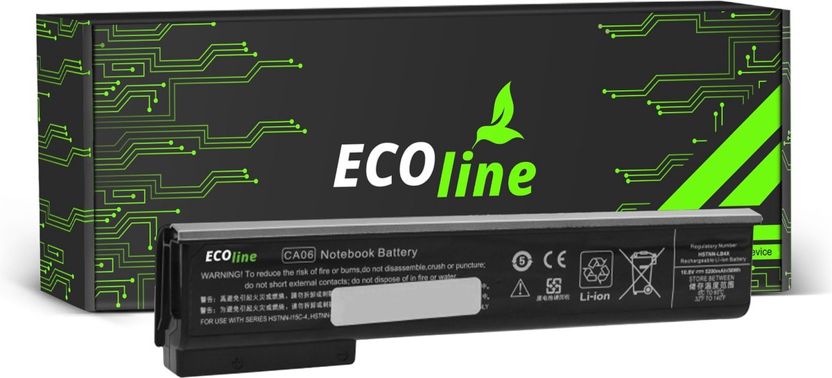 EcoLine - CA06 CA06XL Batterij Geschikt voor de HP ProBook 640 645 650 655 G1 / 11.1V 5200mAh.