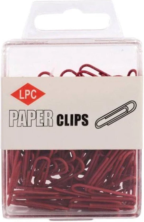 Paperclip lpc 28mm rood - Quinz