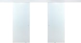 Bol.com Vente-unique Dubbele schuifdeur met opbouwsysteem - H205 x L166 cm - Gehard glas - ALINA aanbieding