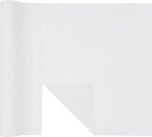 Tafelloper 3 in 1 Airlaid wit afscheurbaar 3 stuks - Totale lengte 14.4m - Effen kleuren tafellopers - Feestartikelen - Themafeestversiering