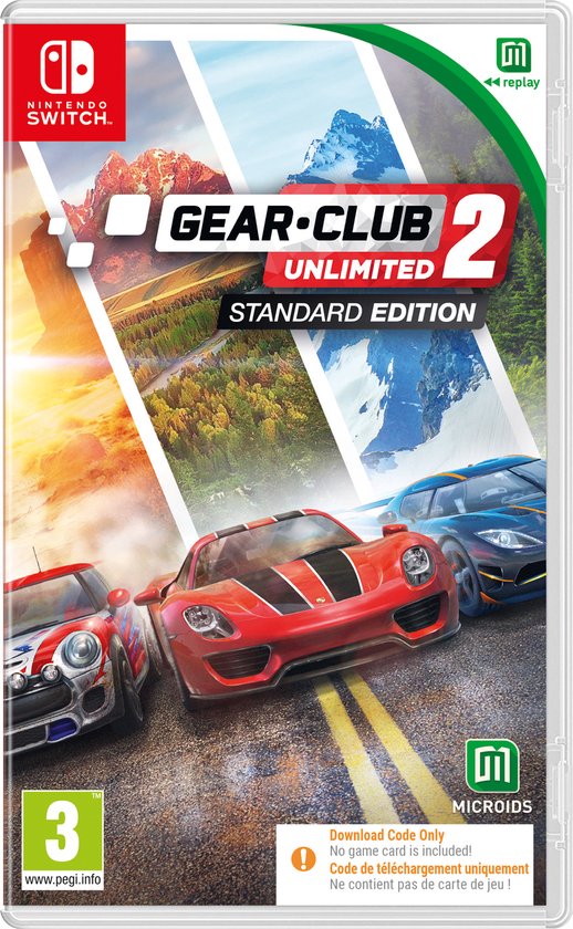 Gear.Club Unlimited 2 (Code in a Box) - Switch, Jeux